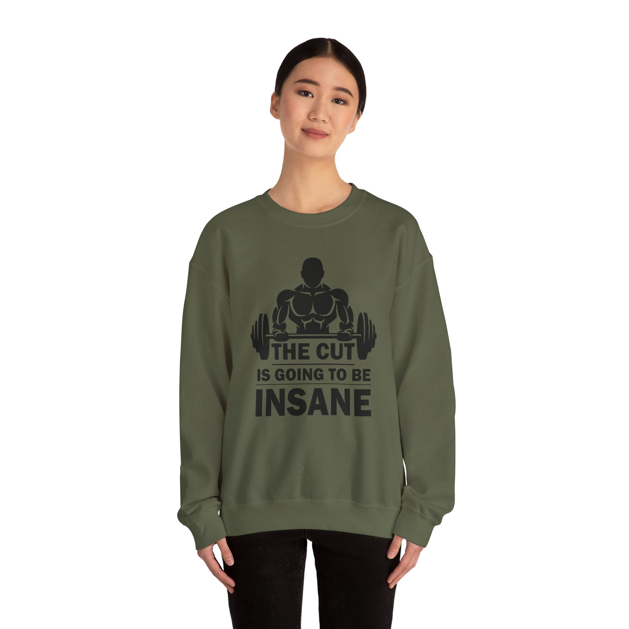 Confident Cut-Mode Casual Crewneck