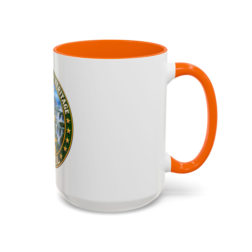 Brazil Pride Coffee Mug – "Proud Brazilian Heritage" Accent Ceramic Mug (11/15oz)