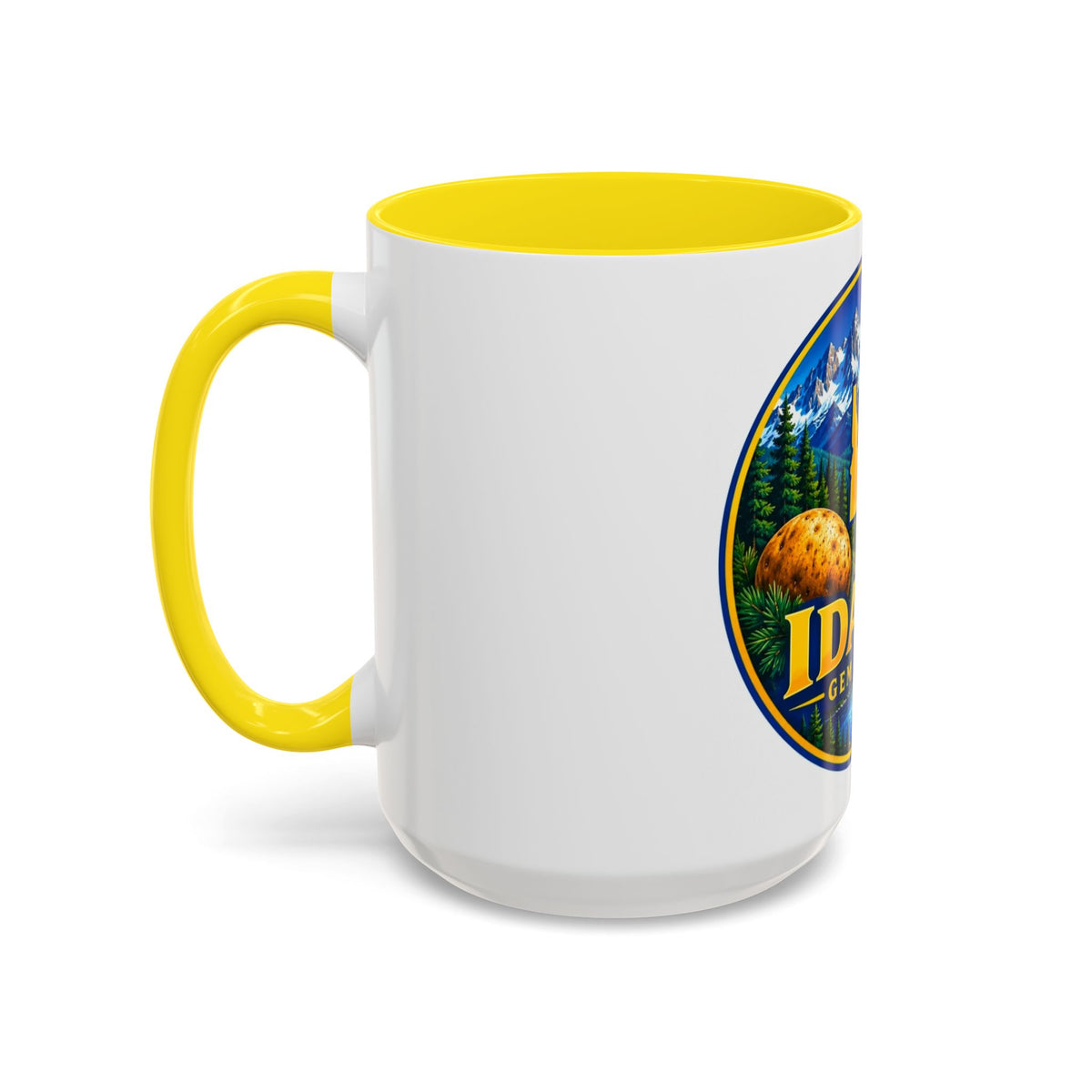 Idaho Gem State Coffee Mug — Mountain, Elk & Potato Travel Souvenir (11/15oz)