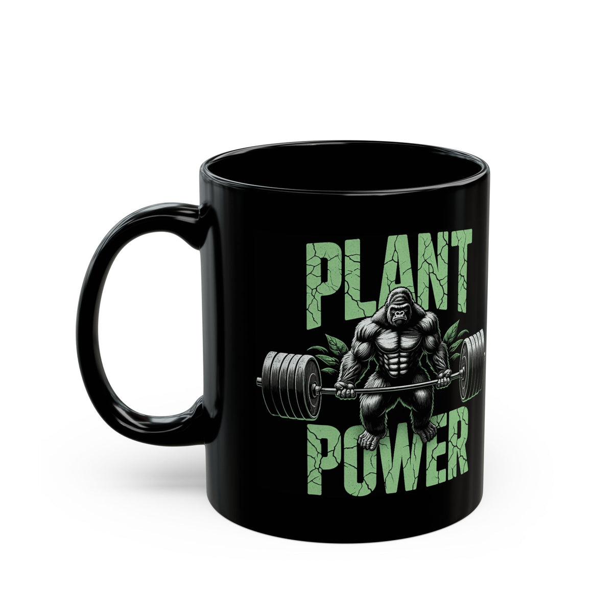 Amped Black Plant Mug