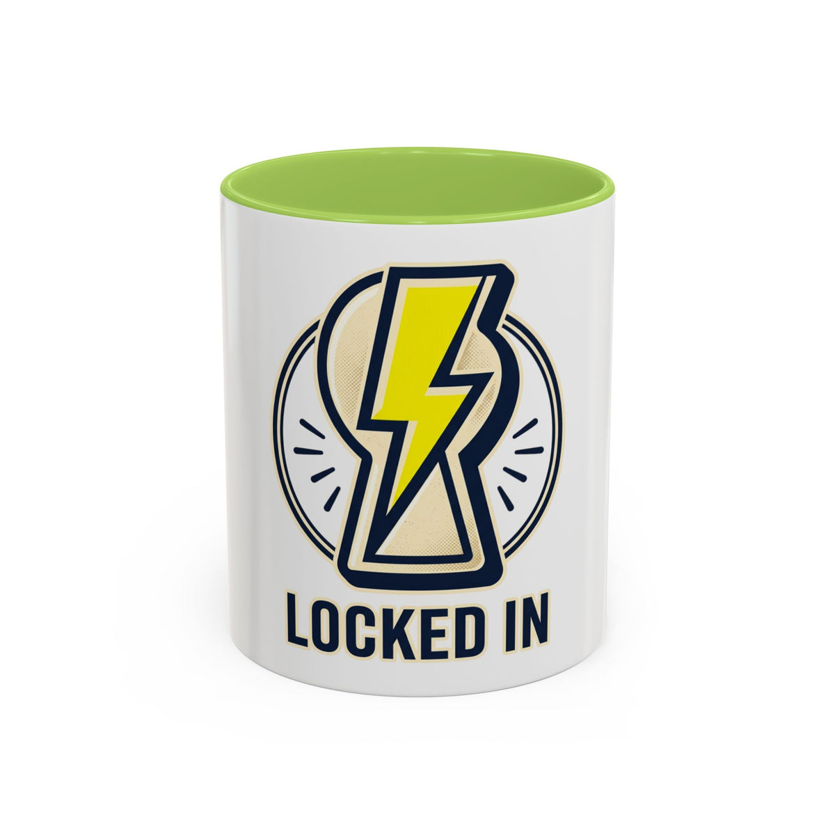 Locked In Accent Coffee Mug — 11/15 oz