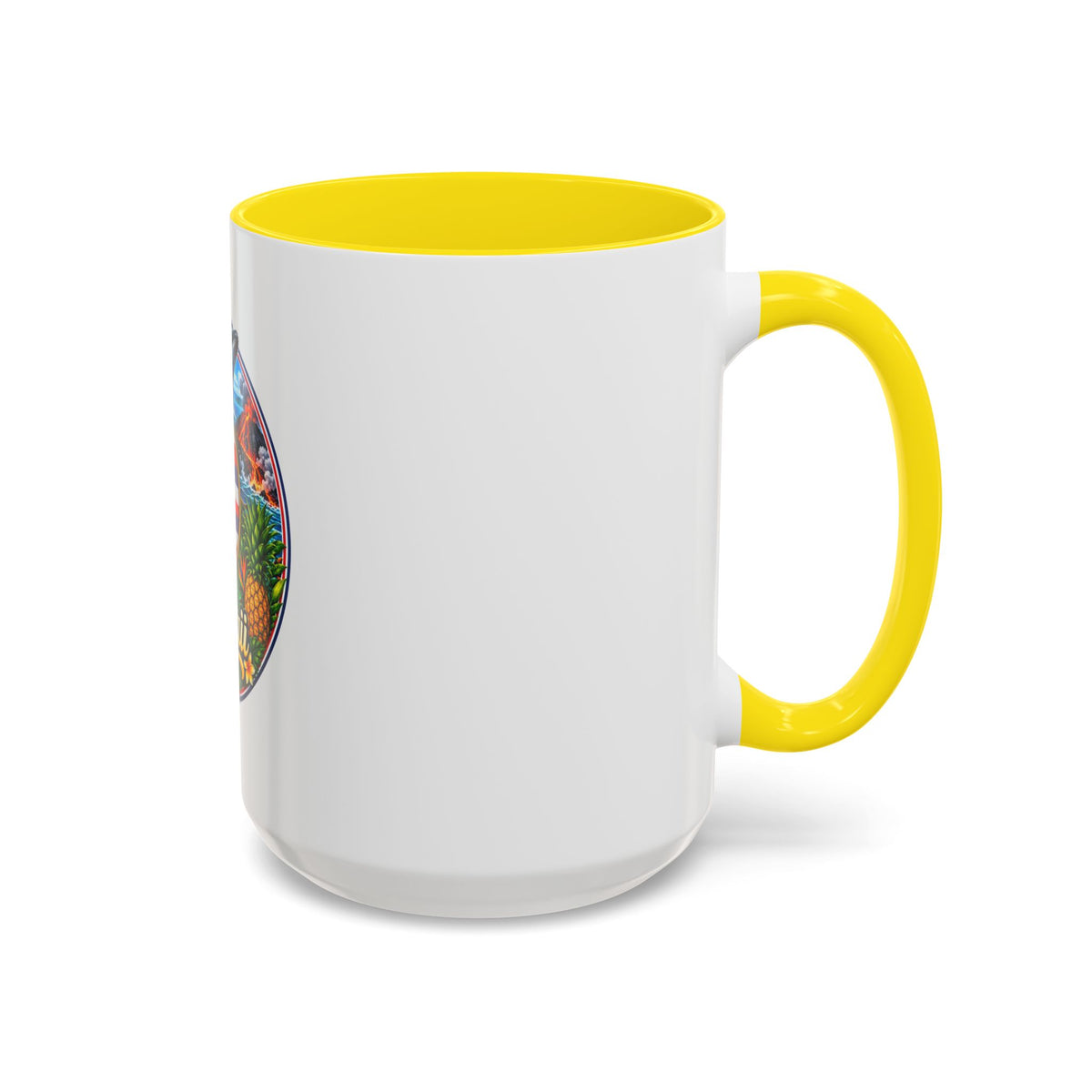 Hawaii Scenic Accent Coffee Mug - Island Seal Design (11/15 oz)