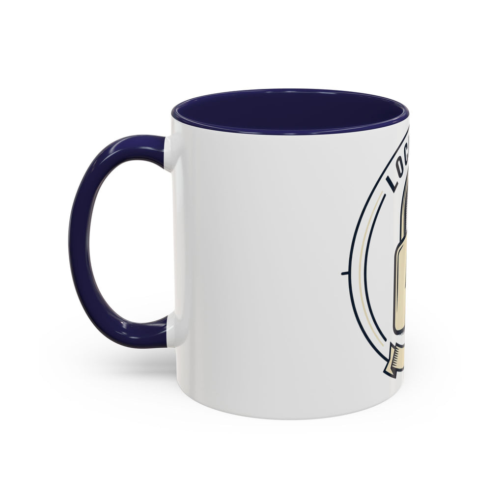Locked In Accent Coffee Mug — 'Locked In' Motivational Coffee Cup (11/15oz)