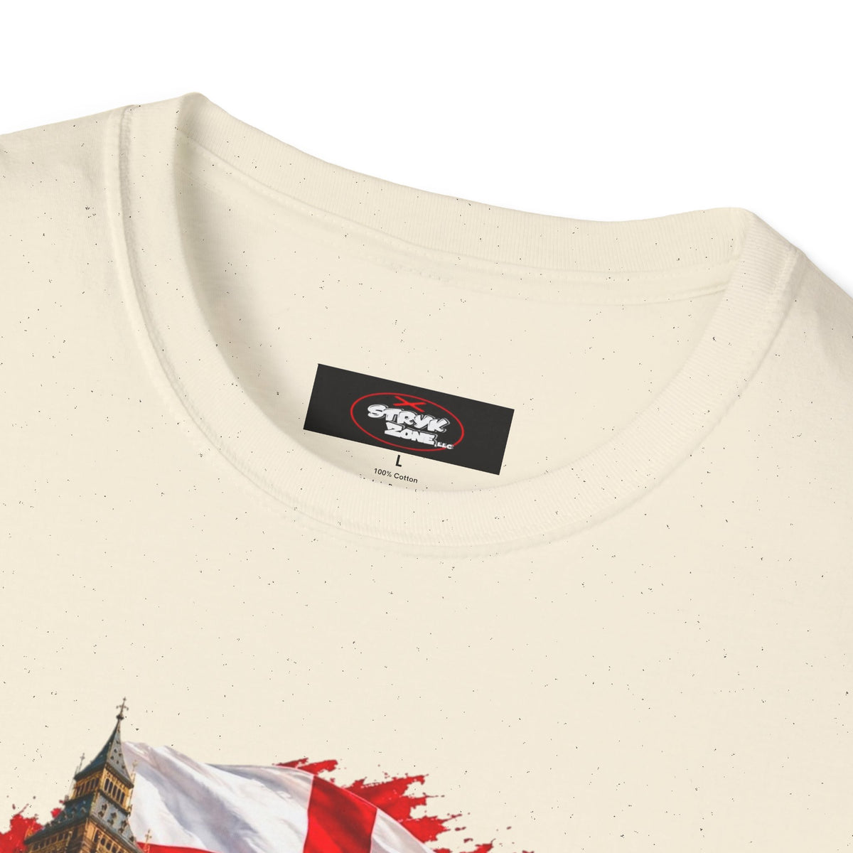 England Collage T‑Shirt — London Icons & St. George’s Flag Design