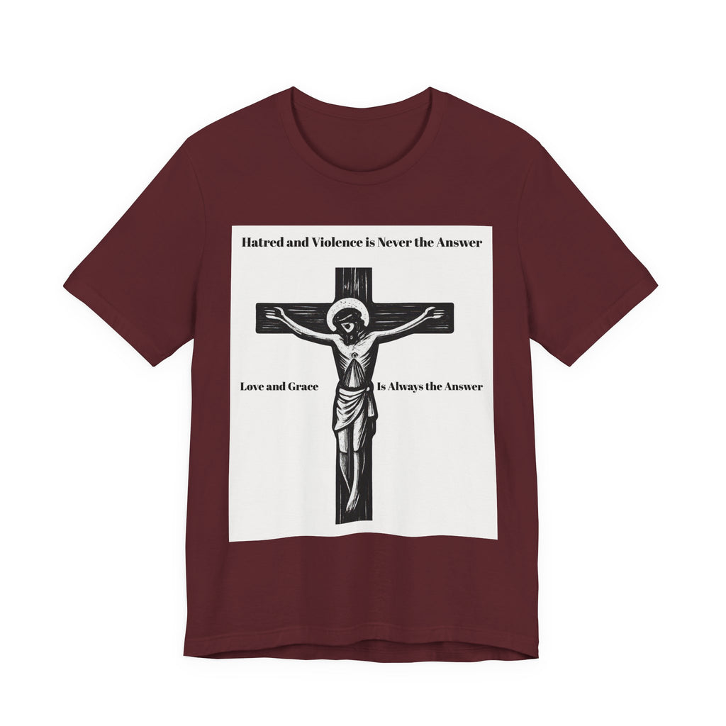 Jesus Crucifix T‑Shirt — Christian Faith Graphic Tee for Easter & Church