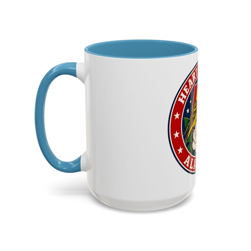 Alabama 'Heart of Dixie' Accent Coffee Mug — Magnolia & Yellowhammer State Pride