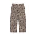 Unisex Vintage Wash Leopard Wide Leg Jeans | StrykZone, LLC