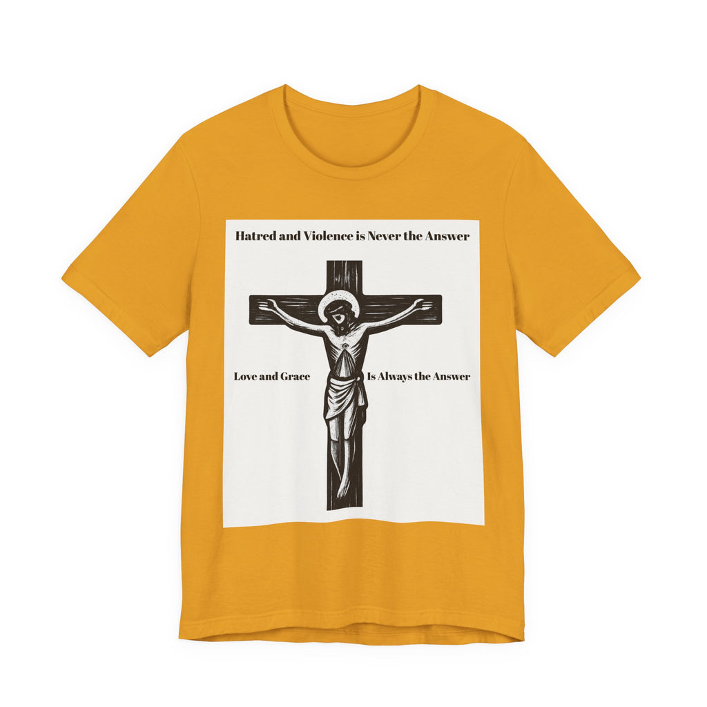 Jesus Crucifix T‑Shirt — Christian Faith Graphic Tee for Easter & Church