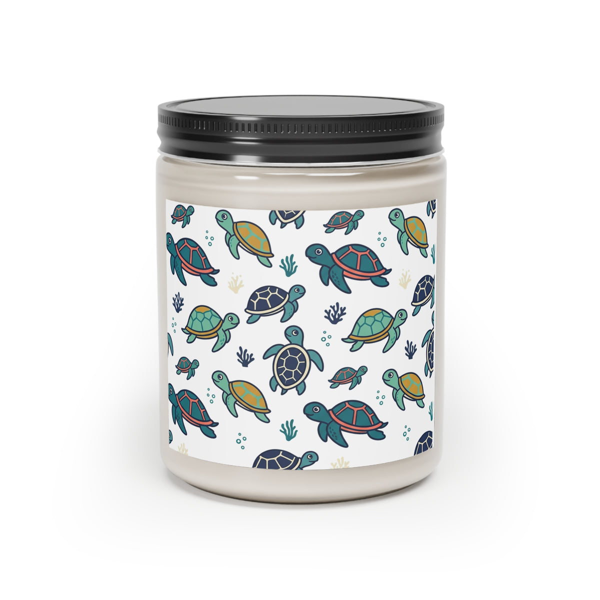 Turtle Scented Candle — 9oz Ocean Breeze Soy Candle