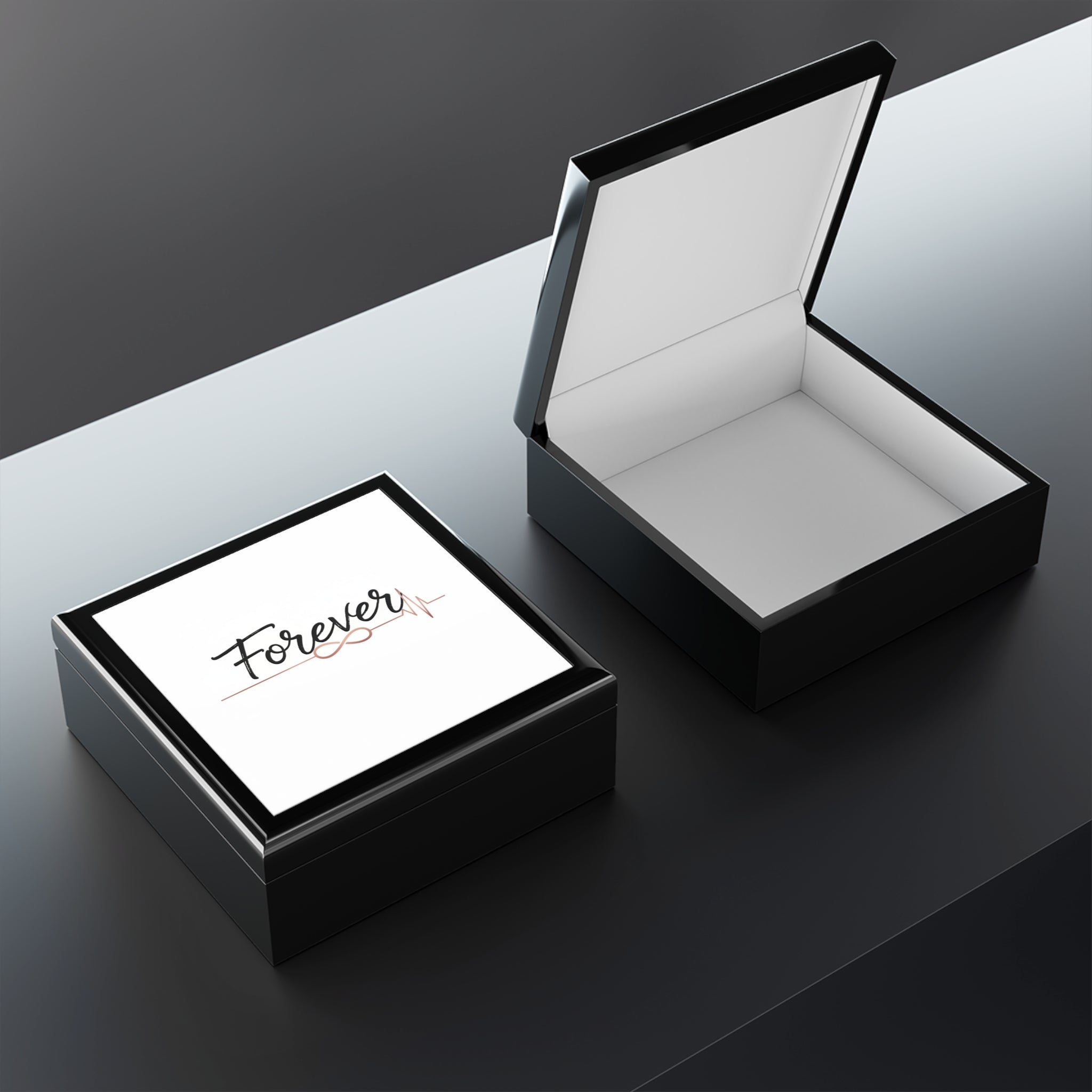 Forever Jewelry Box — Engraved Keepsake Trinket Box