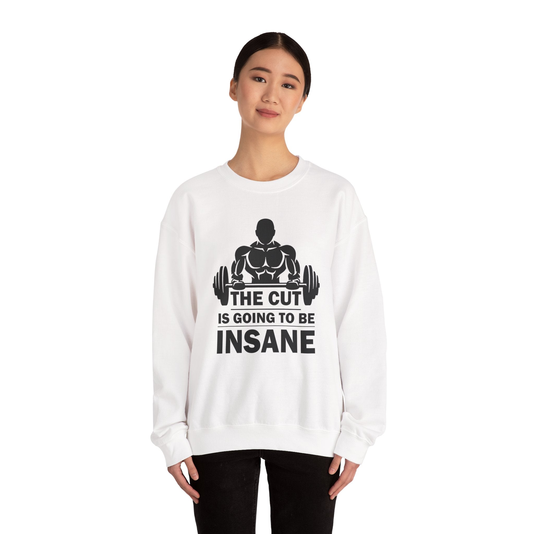 Confident Cut-Mode Casual Crewneck