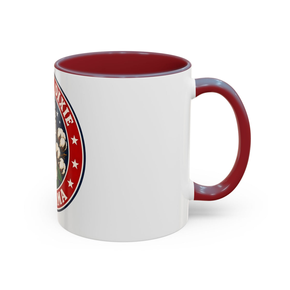 Alabama 'Heart of Dixie' Accent Coffee Mug — Magnolia & Yellowhammer State Pride