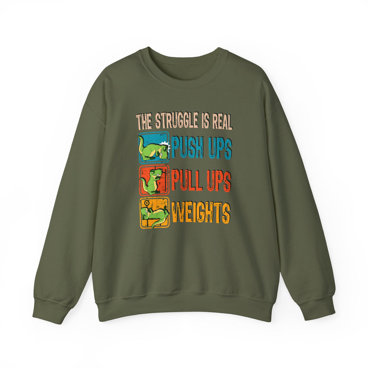 Retro Gym Grit Crewneck