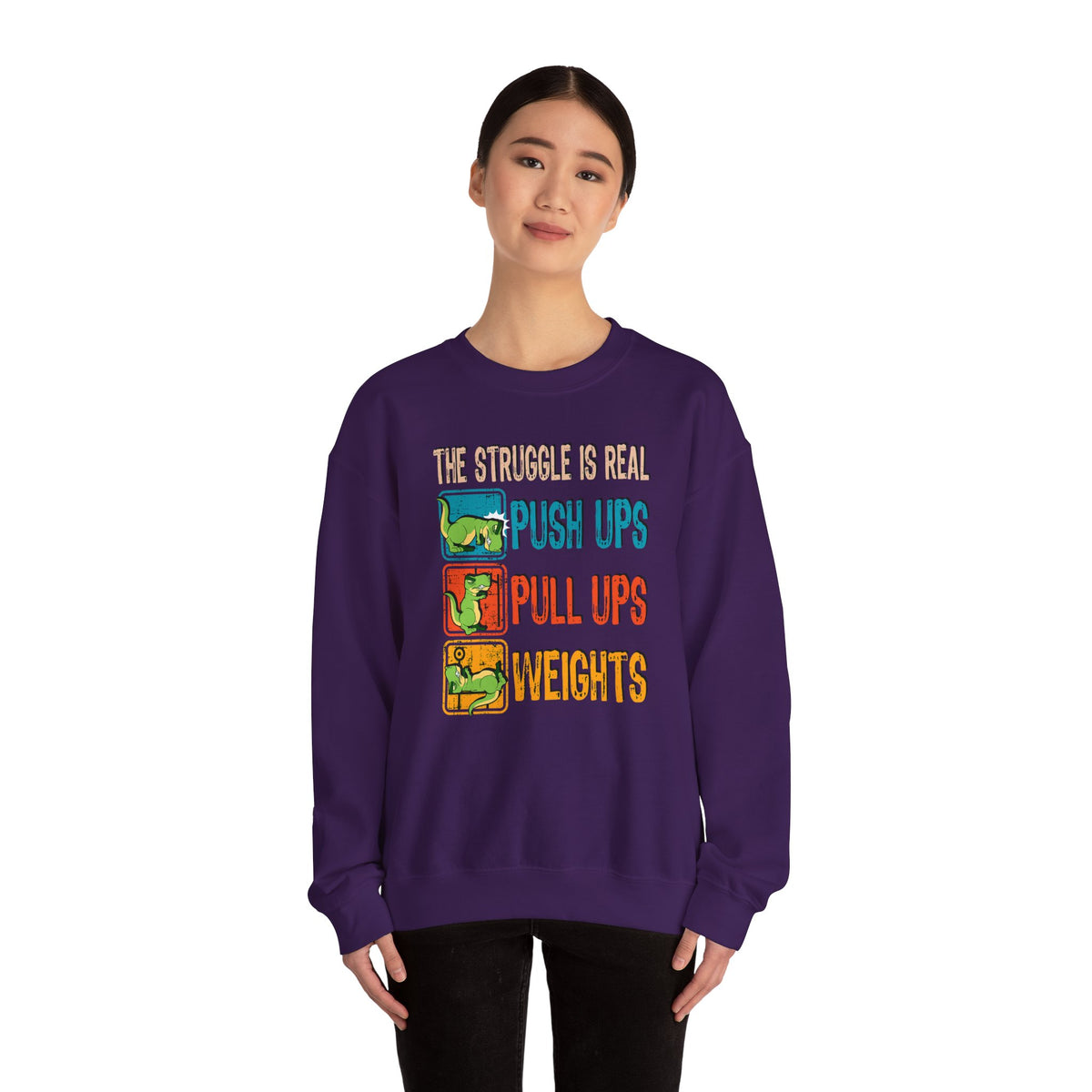 Retro Gym Grit Crewneck