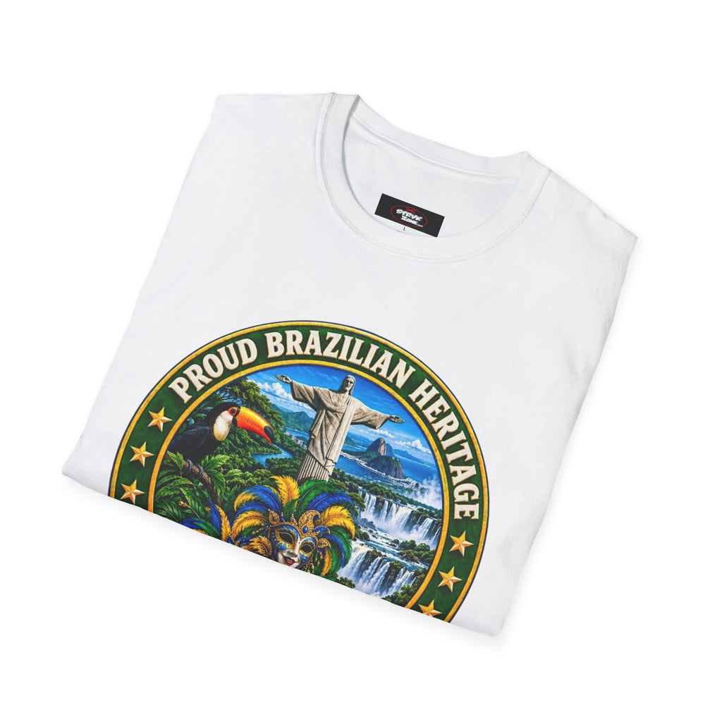 Brazil Heritage T-Shirt — Proud Brazilian Heritage Graphic Tee