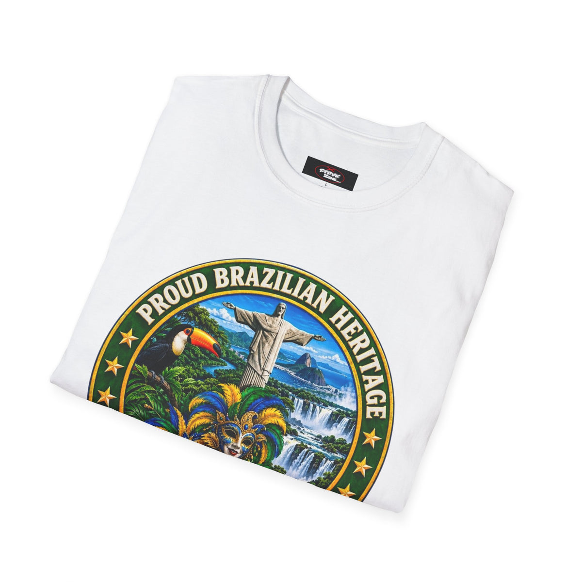 Brazil Heritage T-Shirt — Proud Brazilian Heritage Graphic Tee