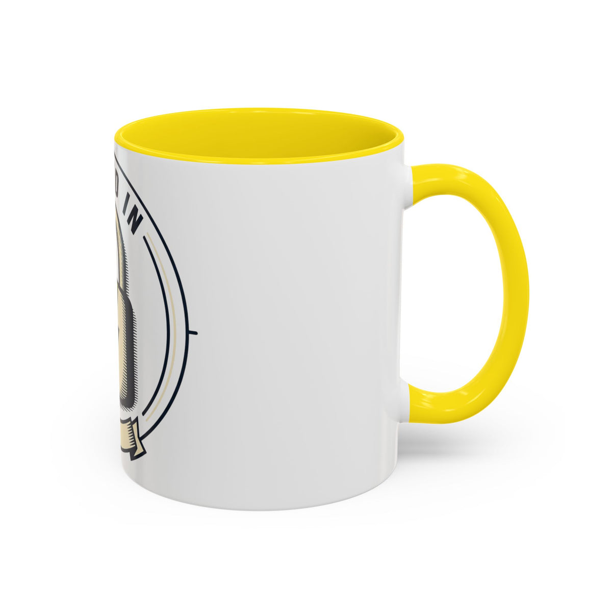 Locked In Accent Coffee Mug — 'Locked In' Motivational Coffee Cup (11/15oz)