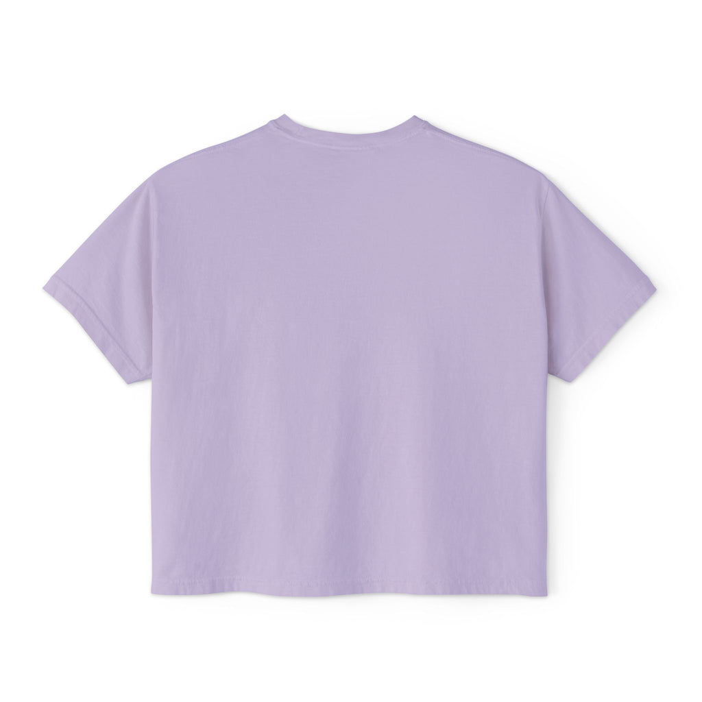 Cute Bulldog Hearts Boxy Tee