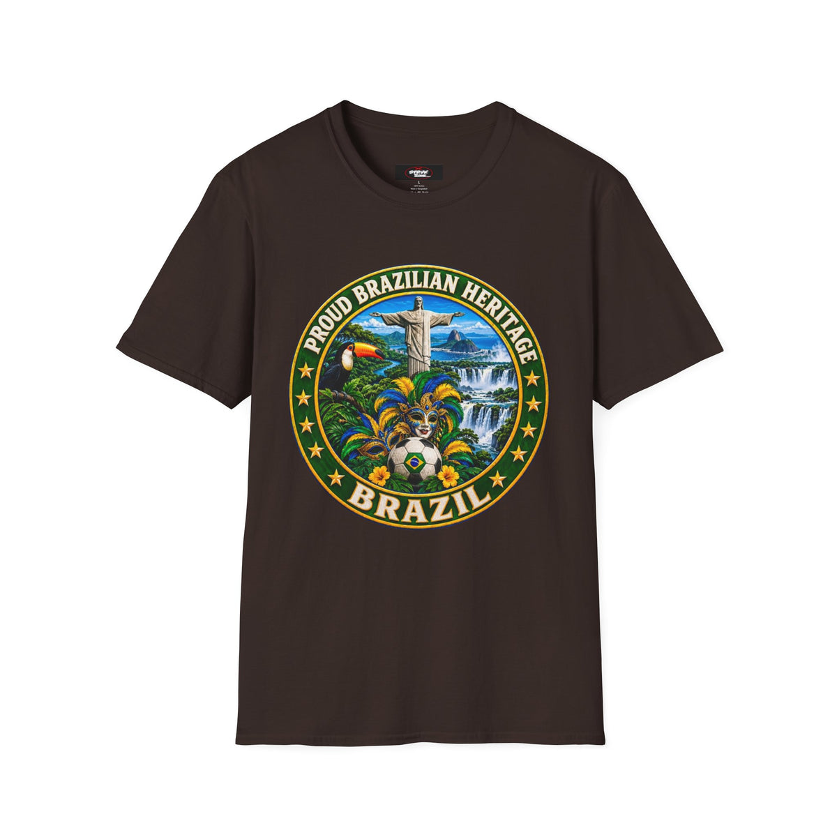 Brazil Heritage T-Shirt — Proud Brazilian Heritage Graphic Tee