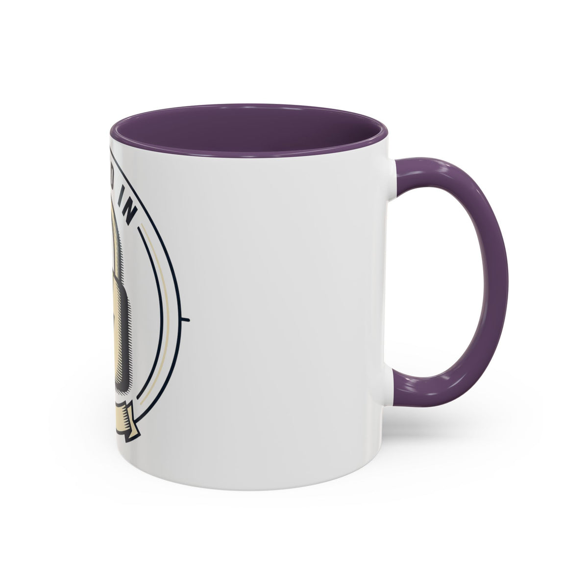 Locked In Accent Coffee Mug — 'Locked In' Motivational Coffee Cup (11/15oz)
