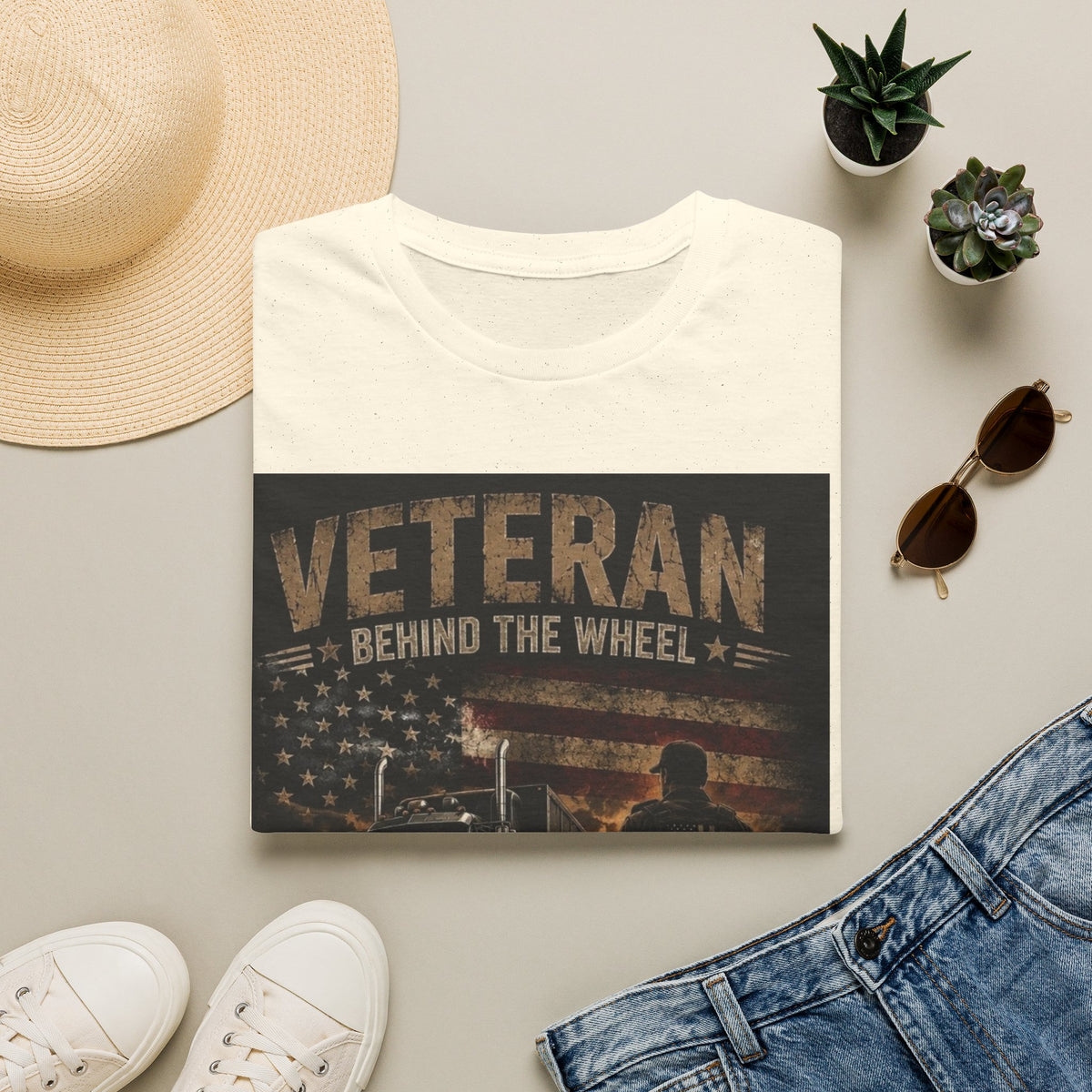 Veteran Behind the Wheel T-Shirt