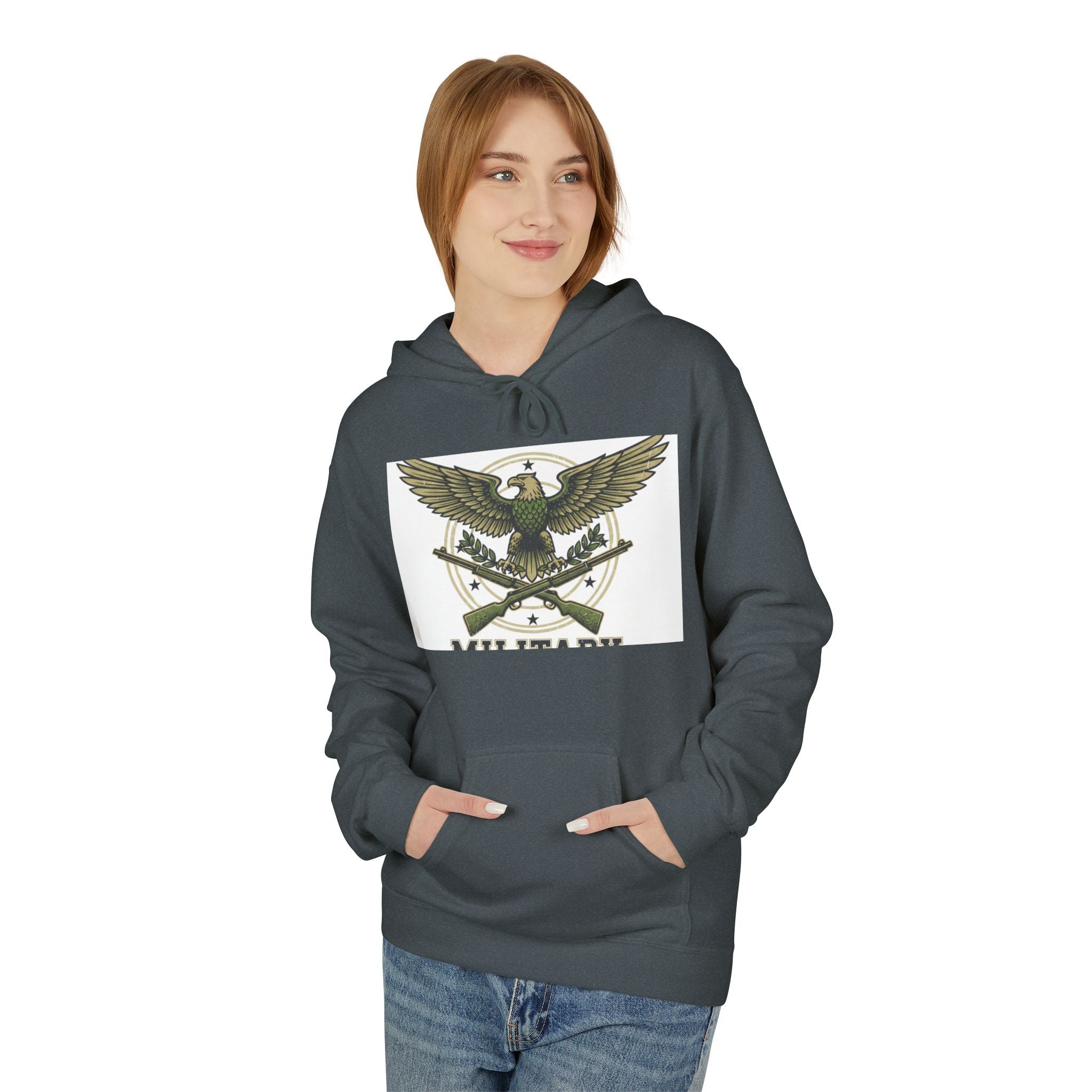 Military Hoodie — Tactical Camouflage Fleece