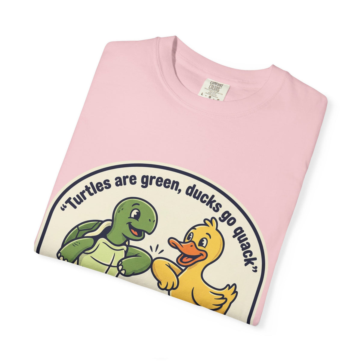 T-Shirt — "We're Equally Whack" Turtle & Duck Best Friends Graphic Tee