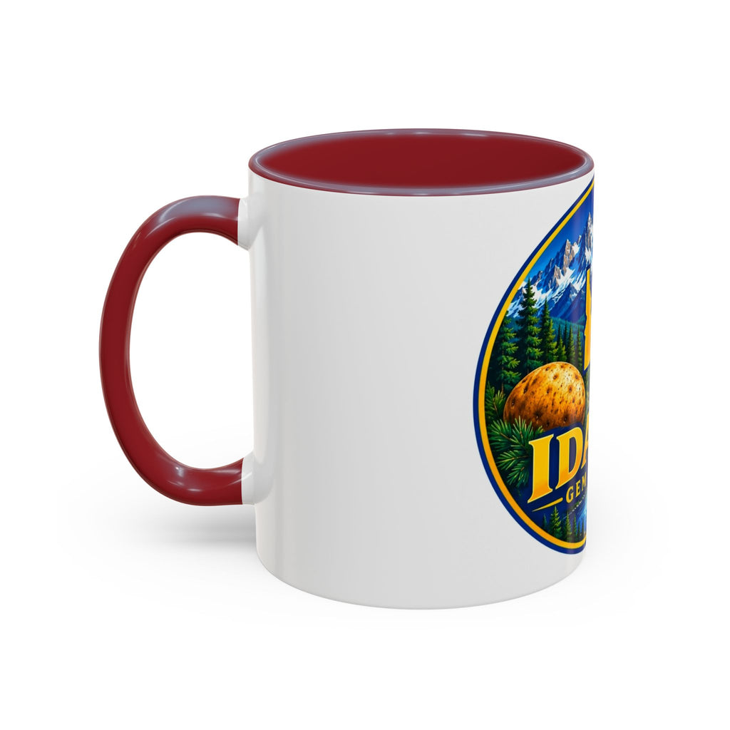 Idaho Gem State Coffee Mug — Mountain, Elk & Potato Travel Souvenir (11/15oz)