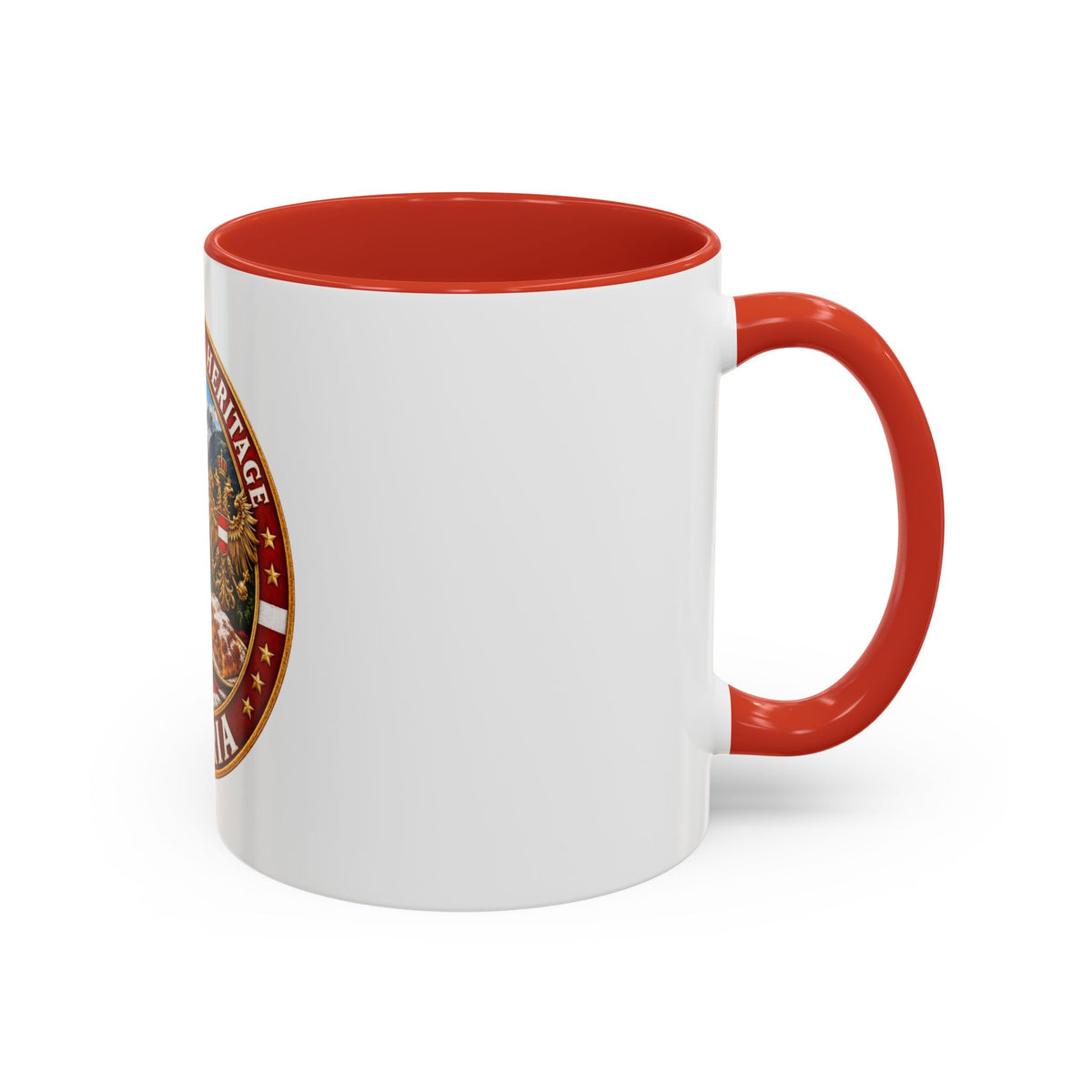 Austria Heritage Coffee Mug — Proud Austrian Heritage Accent Mug (11/15oz)