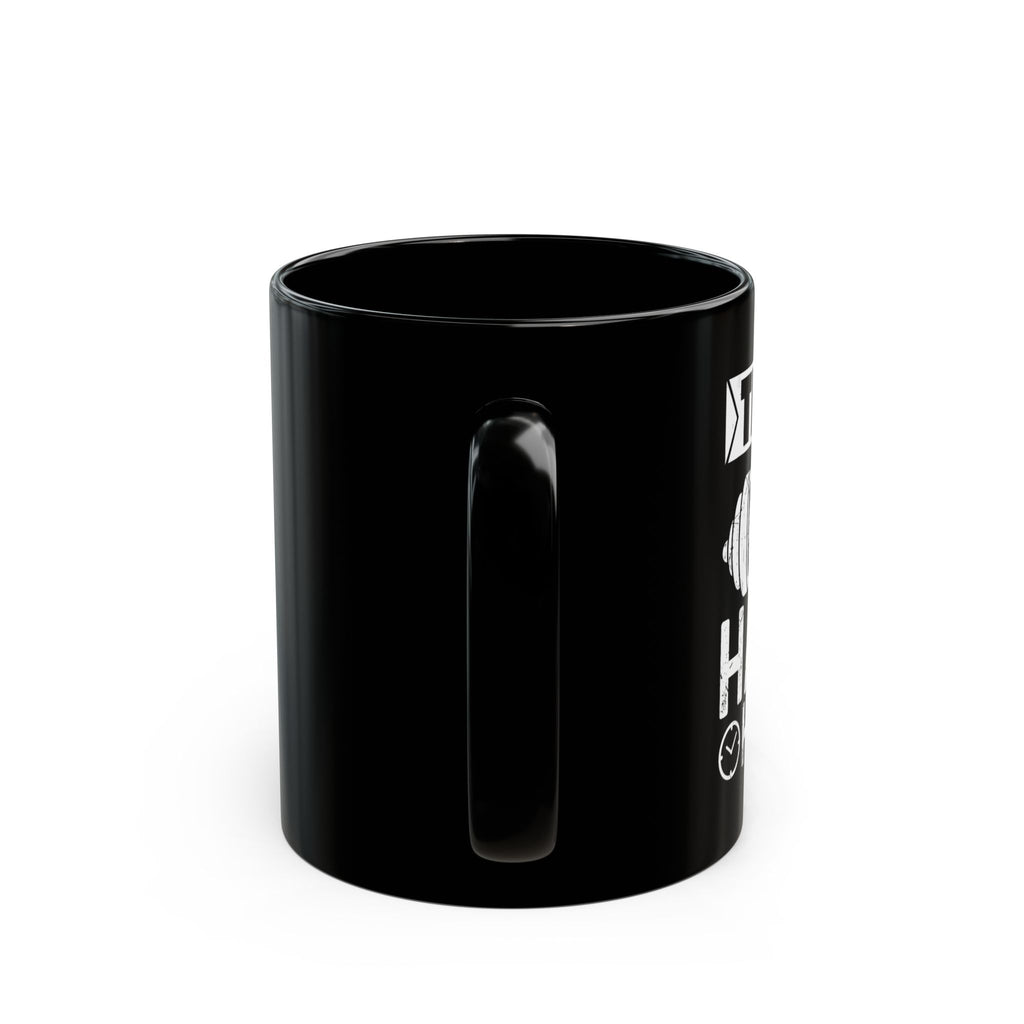 Commanding Gloss-Black Statement Mug