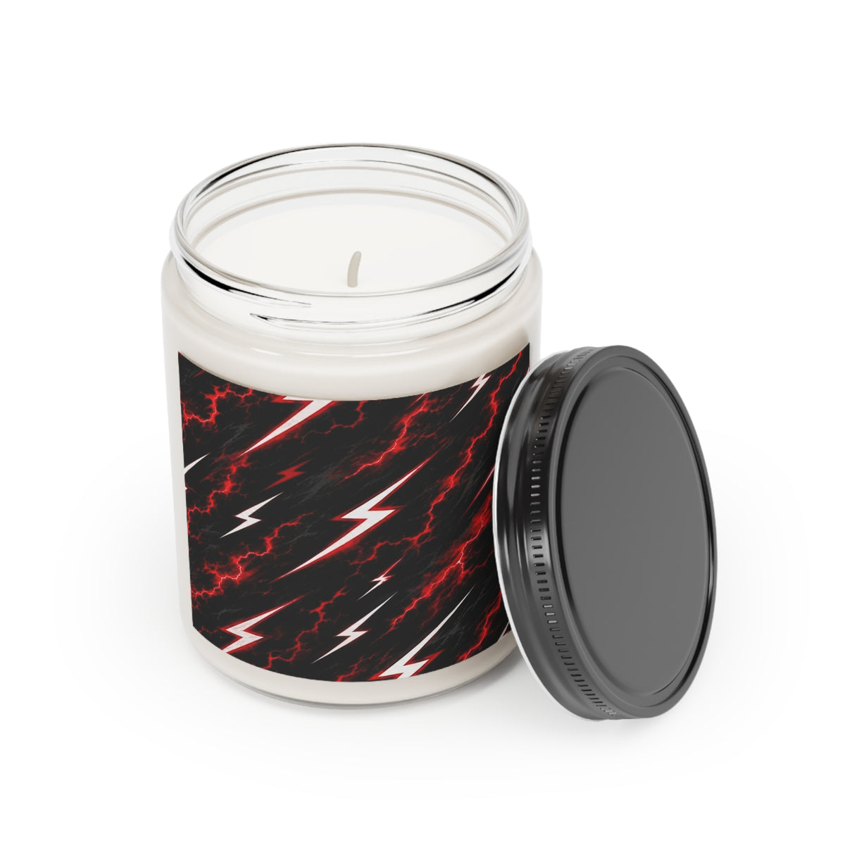 9oz Lightning Bolt Scented Candle — Spicy Amber & Smoke