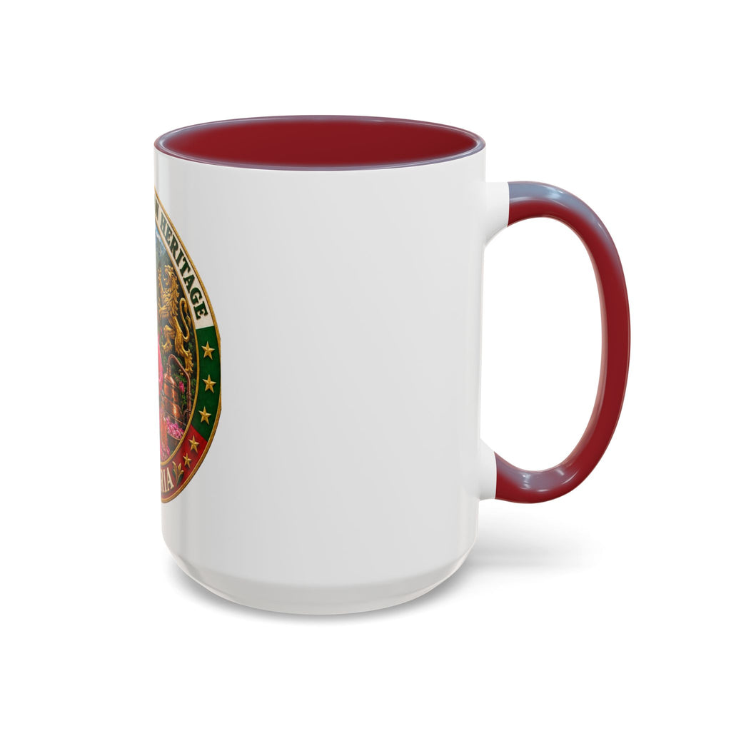Bulgaria Pride Coffee Mug — 'Proud Bulgarian Heritage' Accent Ceramic Mug (11/15oz)