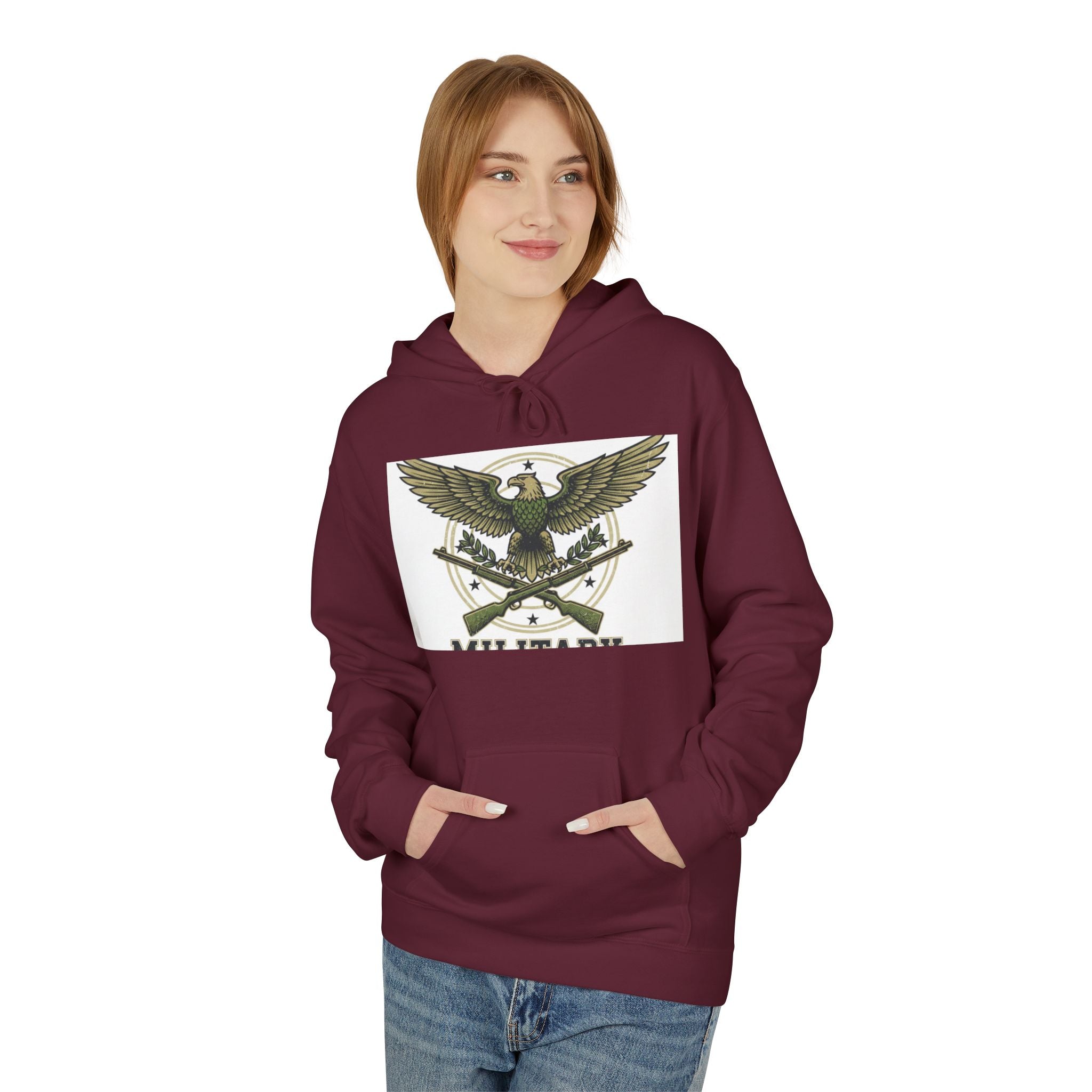 Military Hoodie — Tactical Camouflage Fleece