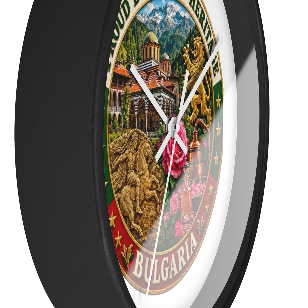 Bulgaria Wall Clock — Proud Bulgarian Heritage Decorative Clock