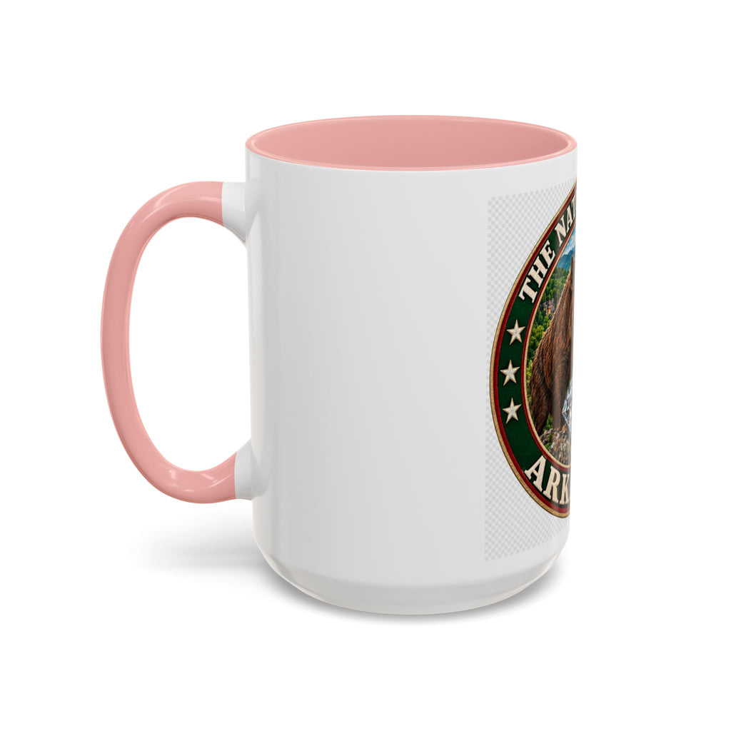 Arkansas State Mug - "The Natural State" Wild Boar, Diamond & Apple Blossom Coffee Cup (11/15oz)