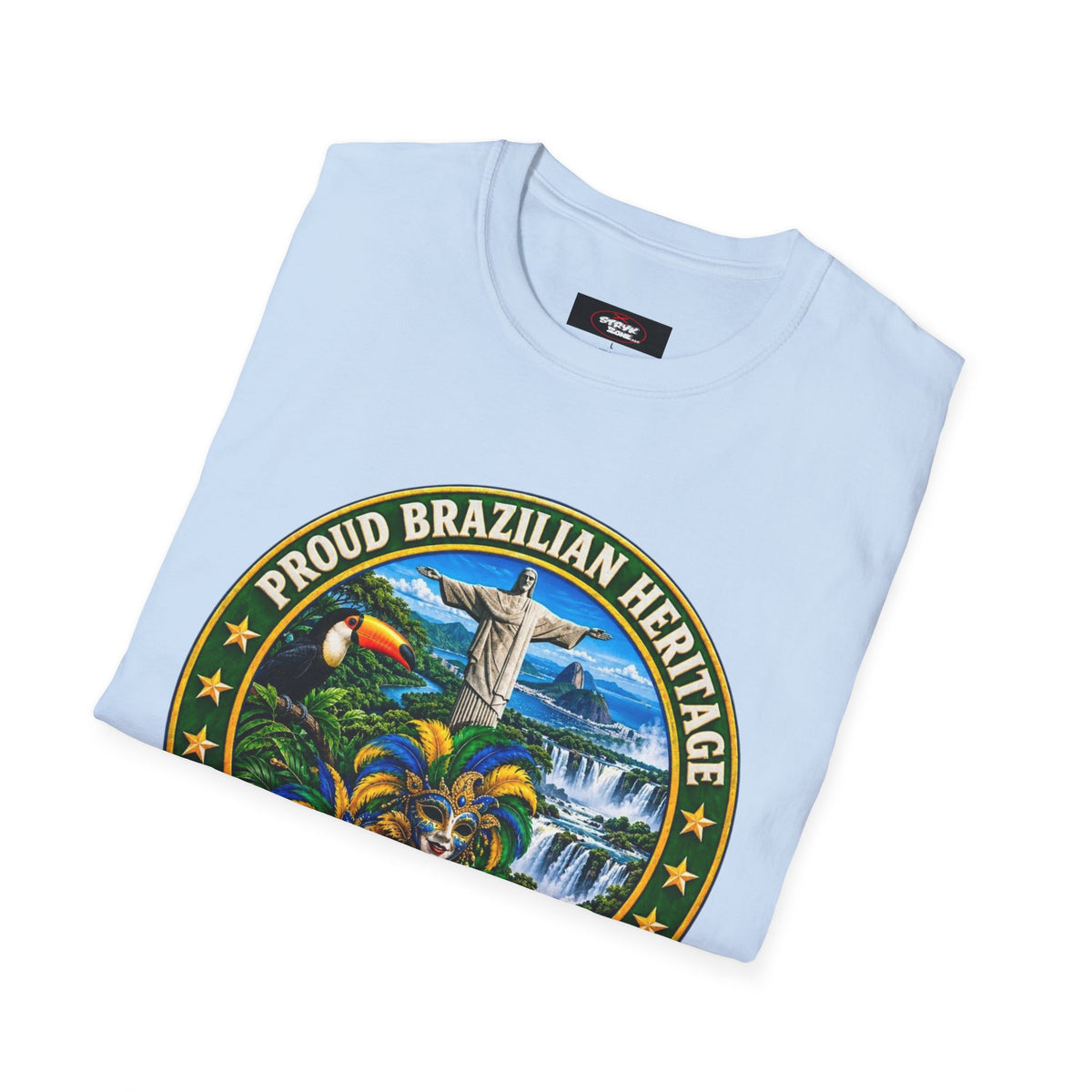 Brazil Heritage T-Shirt — Proud Brazilian Heritage Graphic Tee