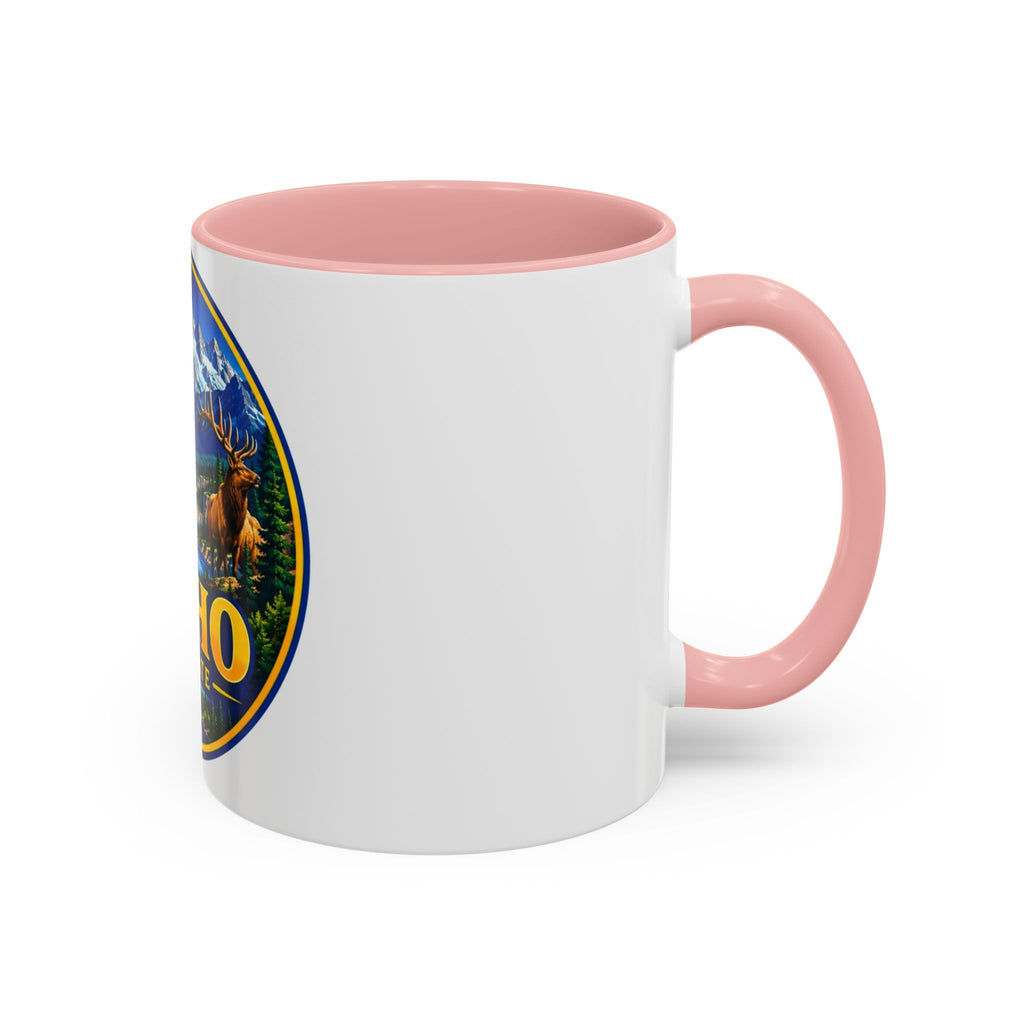 Idaho Gem State Coffee Mug — Mountain, Elk & Potato Travel Souvenir (11/15oz)