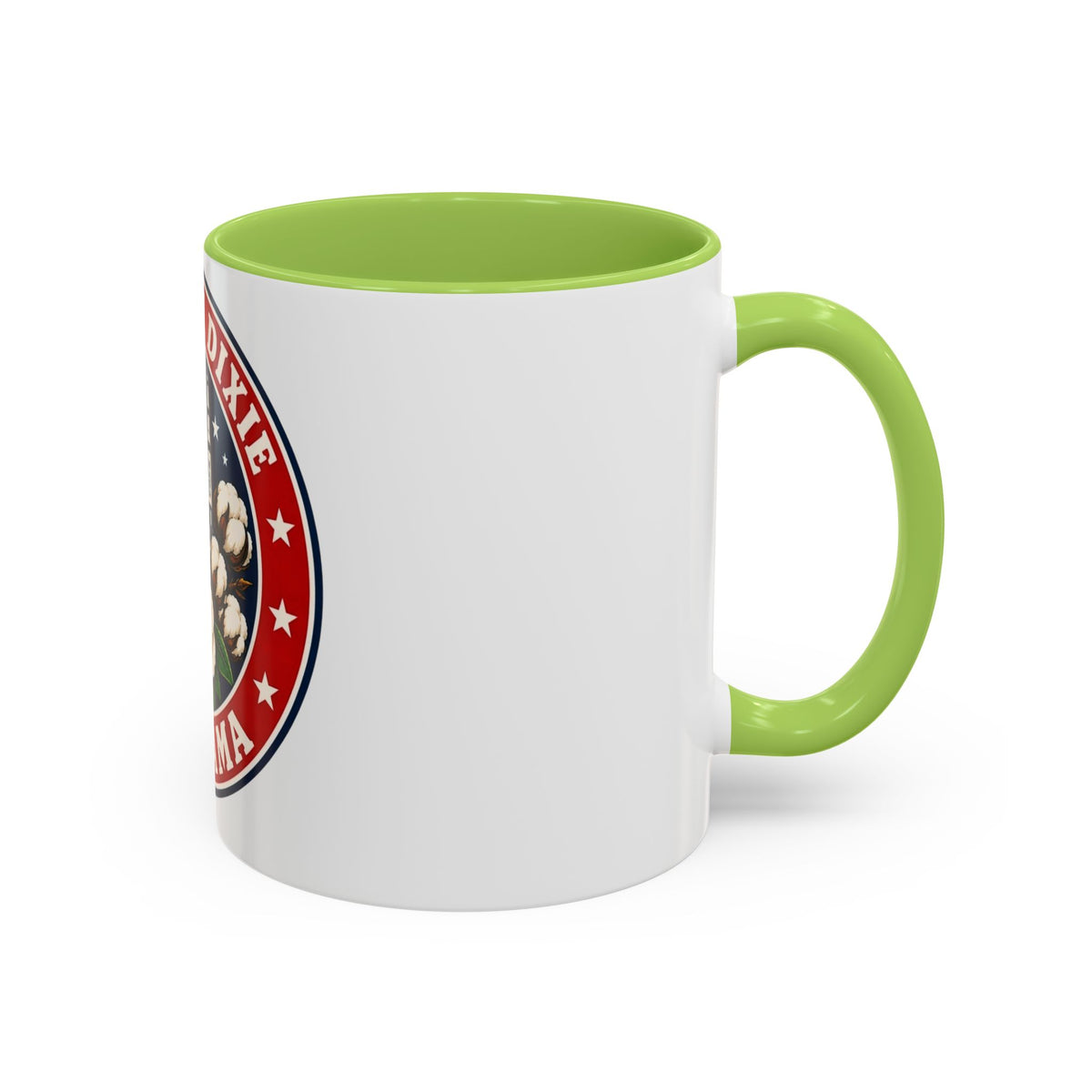 Alabama 'Heart of Dixie' Accent Coffee Mug — Magnolia & Yellowhammer State Pride