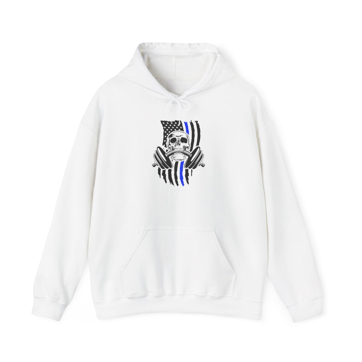 Charged Skull Stripes Hoodie