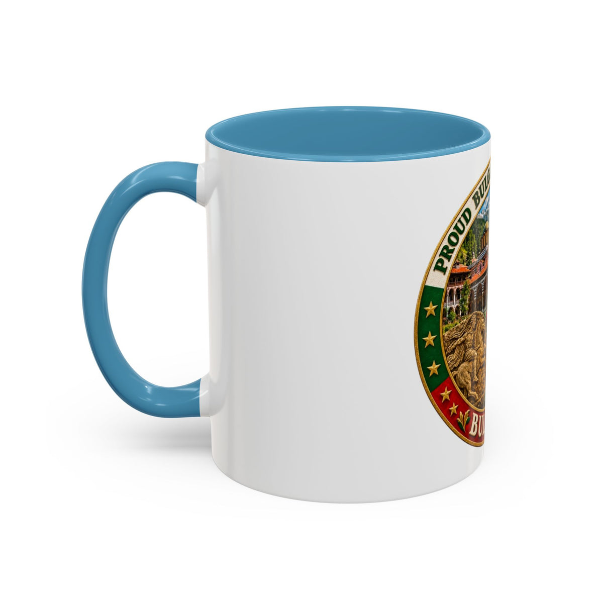 Bulgaria Pride Coffee Mug — 'Proud Bulgarian Heritage' Accent Ceramic Mug (11/15oz)