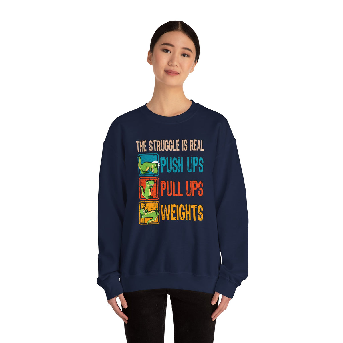 Retro Gym Grit Crewneck