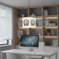 Light Cube Lamp — "Locked In" Athletic Badge Ambient Night Light