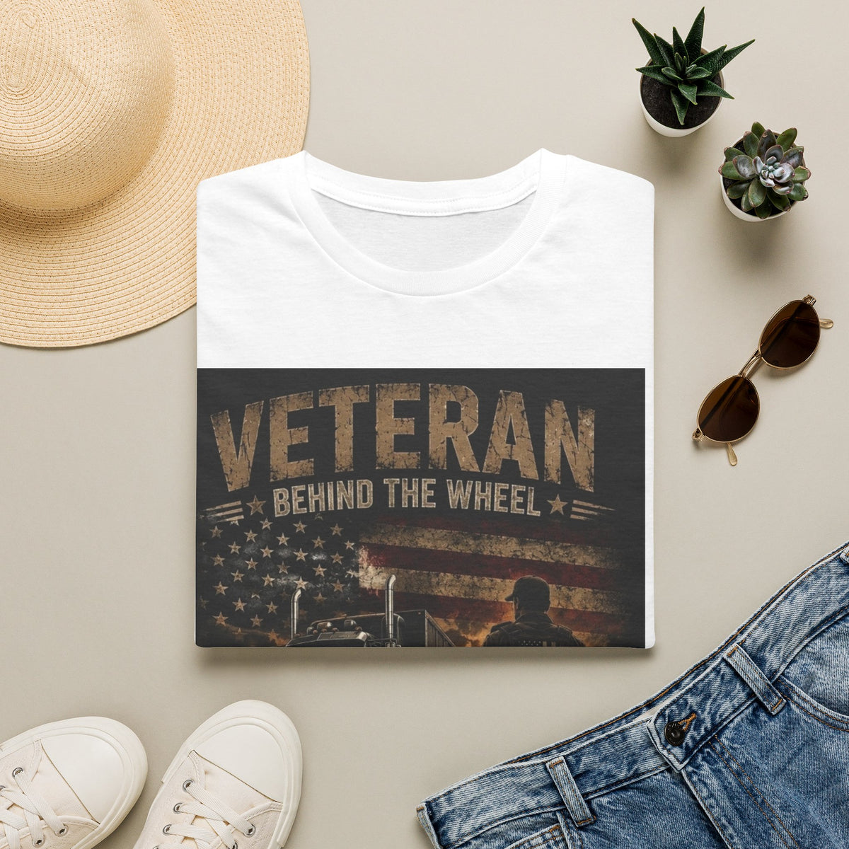 Veteran Behind the Wheel T-Shirt