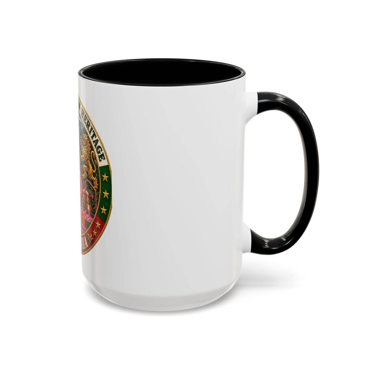 Bulgaria Pride Coffee Mug — 'Proud Bulgarian Heritage' Accent Ceramic Mug (11/15oz)