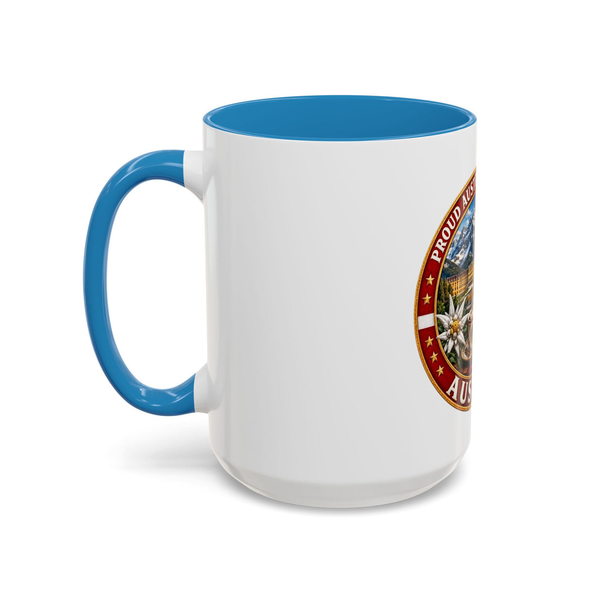 Austria Heritage Coffee Mug — Proud Austrian Heritage Accent Mug (11/15oz)