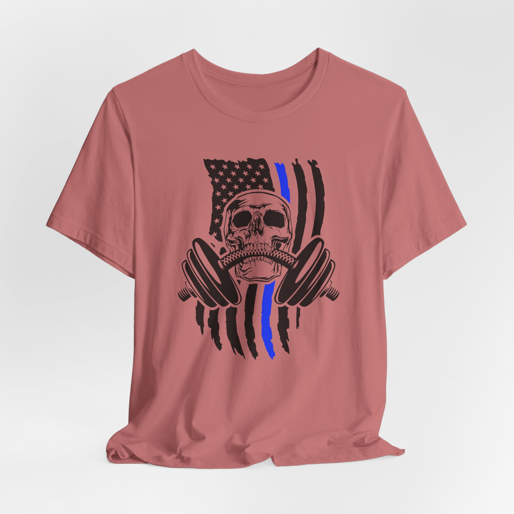 Amplified Skull Barbell Tee