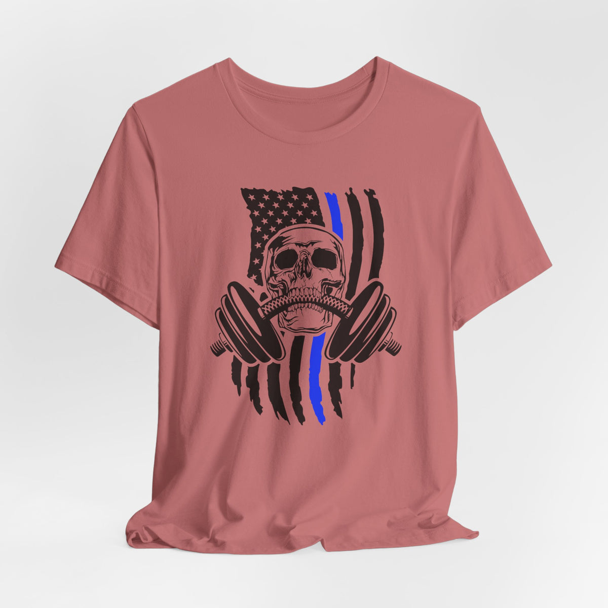Amplified Skull Barbell Tee