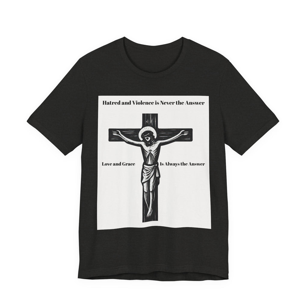 Jesus Crucifix T‑Shirt — Christian Faith Graphic Tee for Easter & Church