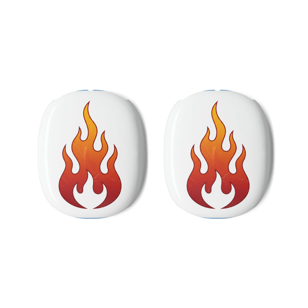 Flame Graphic AirPods Max Case — Protective Shell with Fire Design