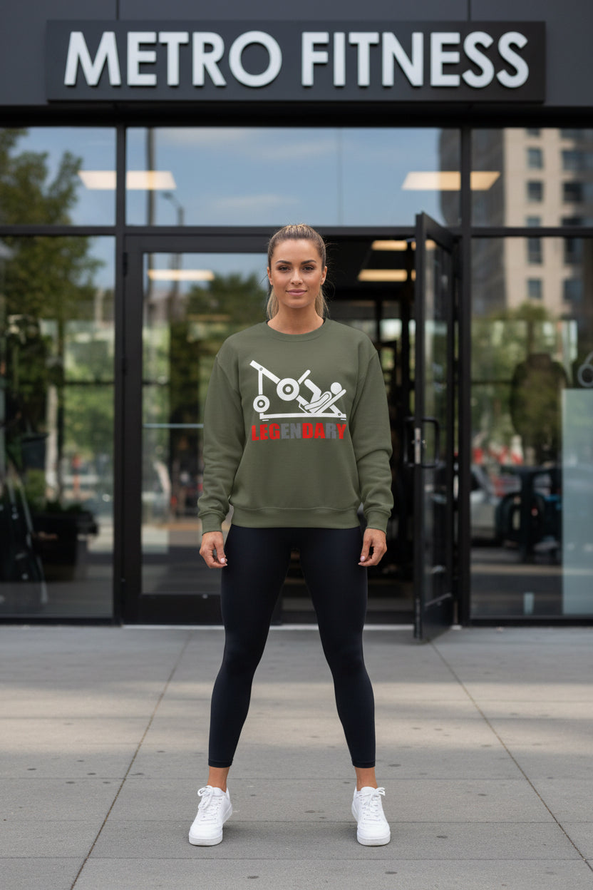 Fierce Legendary Leg-Day Sweatshirt